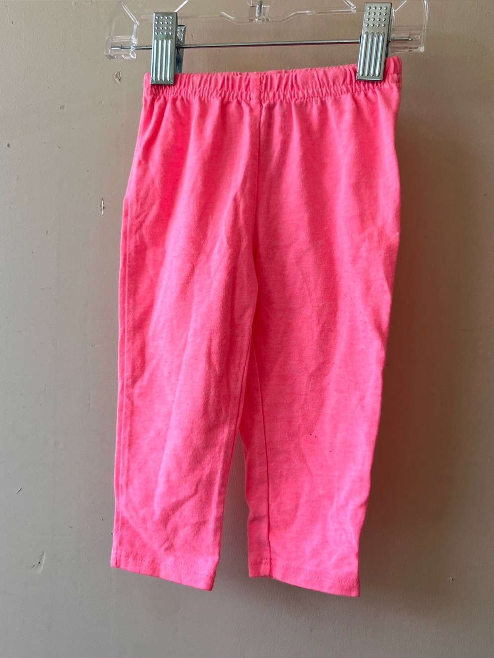child of mine Hot Pink Stretch Cotton Leggings